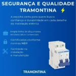 Disjuntor Tramontina TDJ 1P 2P 10A a 63A – Proteção e Qualidade ⚡ – BIPOLAR 20A - Imagem 5
