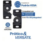 Suporte de TV Fixo Universal PIX 10” a 85” Parede Painel até 80kg - Imagem 5