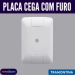 Monte seu Kit Tramontina Aria 4x2 – Tomadas e Interruptores – Placa Cega C/ Furo