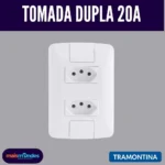 Monte seu Kit Tramontina Aria 4x2 – Tomadas e Interruptores – Tomada Dupla 20A