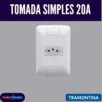 Monte seu Kit Tramontina Aria 4x2 – Tomadas e Interruptores – Tomada Simples 20A