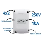 Monte seu Kit Tramontina Aria 4x2 – Tomadas e Interruptores – 1 Tecla - Imagem 3