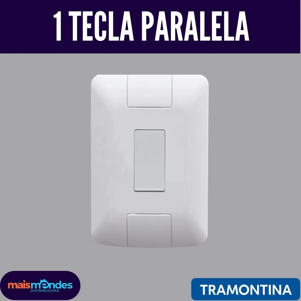 tomada-tramontina (3) Monte seu Kit Tramontina Aria 4x2 – Tomadas e Interruptores – 1 Tecla Paralela - Imagem 1