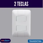 Monte seu Kit Tramontina Aria 4x2 – Tomadas e Interruptores – 2 Teclas